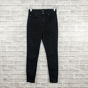 GRLFRND High Rise Ankle Skinny Denim Jeans Black Size 27